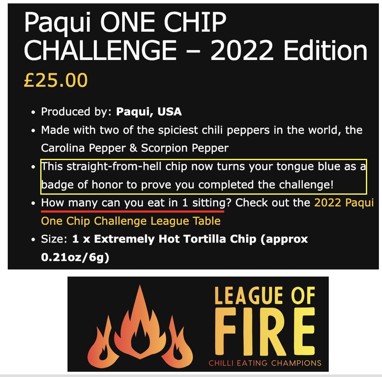 I Ate the New 2023 One Chip Challenge. 