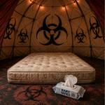 The Burning Man Orgy Tent offers baby wipes, ushering in a new era in public health.