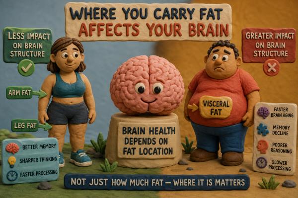 Beyond the scale: where you carry your fat matters 