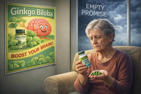 Ginkgo biloba: Weak evidence supporting big claims