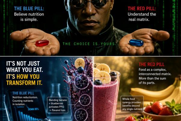 In defense of the Banana Smoothie: Flavanols, food processing and nutritional reductionism