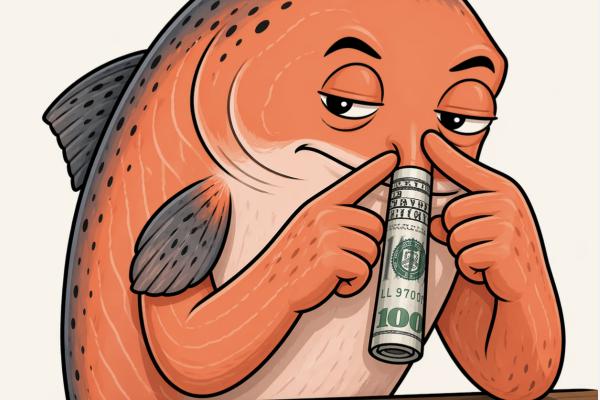 Coked-Up Salmon Go Speeding Upstream