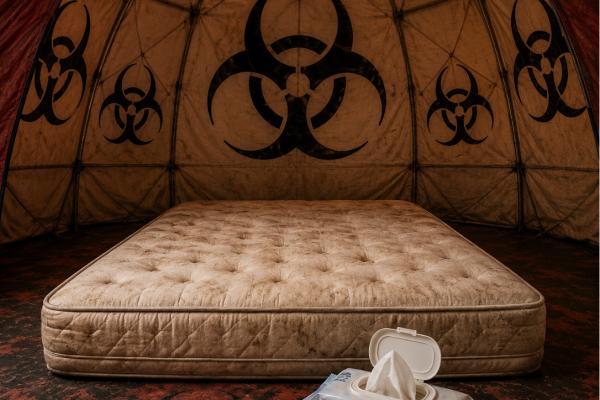The Burning Man Orgy Tent offers baby wipes, ushering in a new era in public health.