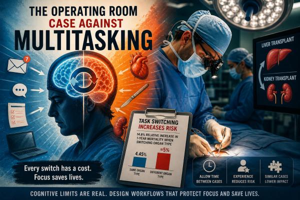The Operating Room Case Against Multitasking 
